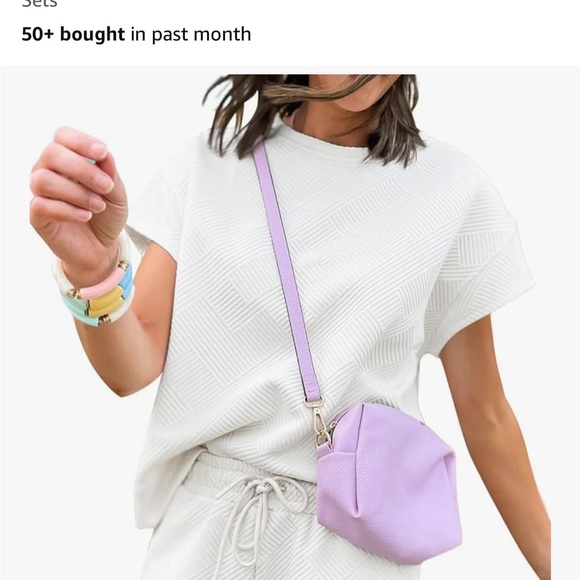 Textured Top & Short Set - Picture 6 of 7